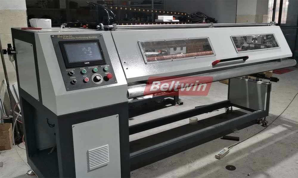 2000 mm breite Förderband-Perforiermaschine für PVC-PU-Gummiband