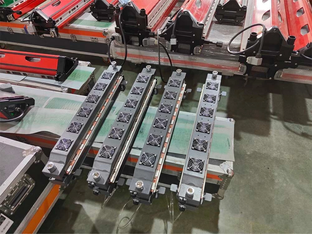 Kompakte Bandspleißpresse mit Luftkühlung 600 x 50 mm