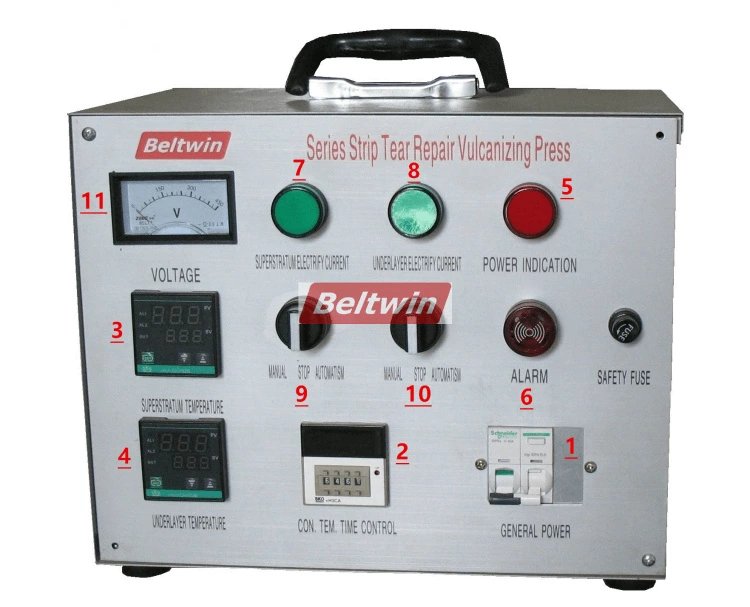 Kantenreparatur-Vulkanisierer | Reparatur-Vulkanisierpresse für Gummi-Förderband