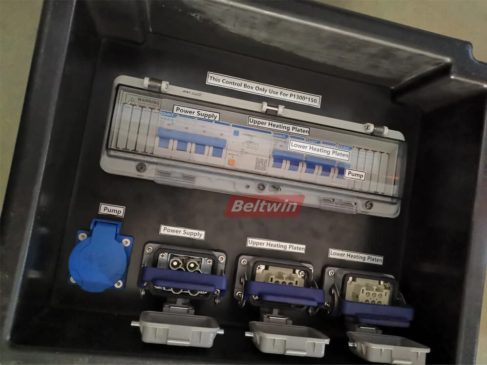 Wasserkühlung Riemenspleißpresse Gehäuse aus Aluminiumlegierung PC2100-4200