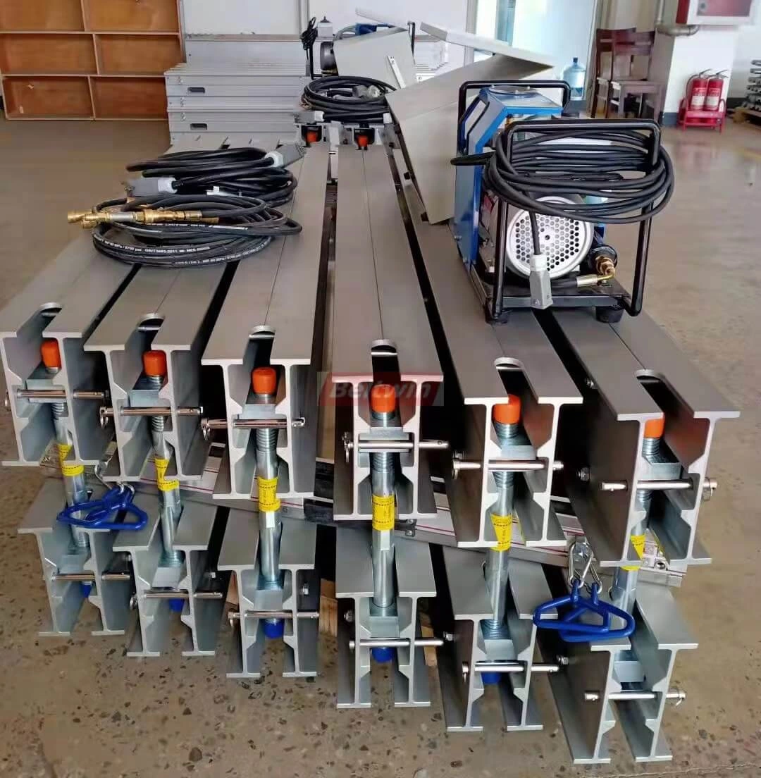 2 Sätze Vulkanisator Lieferbild – 1200 mm Breite mit Heizplattengröße 690 * 1380 mm und 1400 mm Breite mit 1220 * 1600 mm