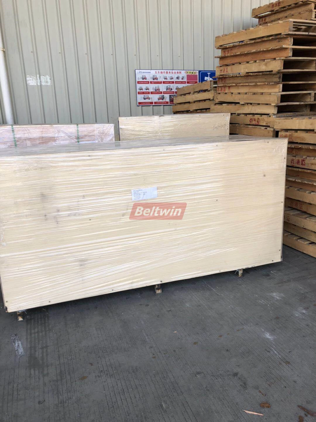 Lieferung der halbautomatischen Zahnriemenschneidemaschine