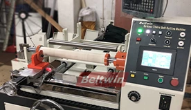 Automatische Endlosbandschneidemaschine Beltwin Lieferung nach Thailand