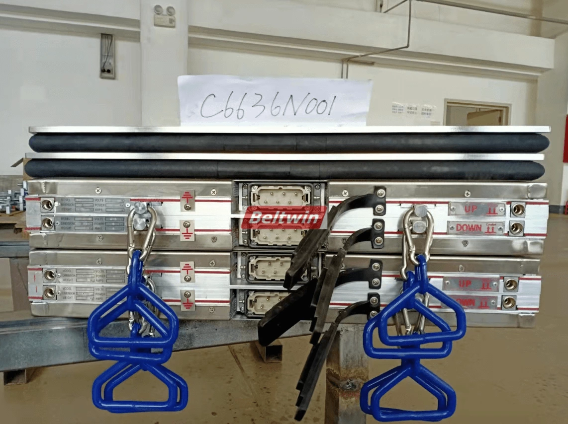 Vulkanisator-Heizplatte 710 * 1420 mm 22 Grad mit Druckbeutel und Druckausgleichsplatte, passend für Almex-Teilvulkanisator, Versand nach Australien.