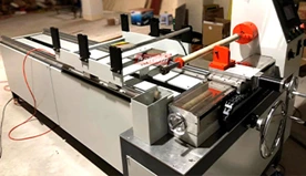 Automatische Zahnriemen-Schneidemaschine Finish-Produktion