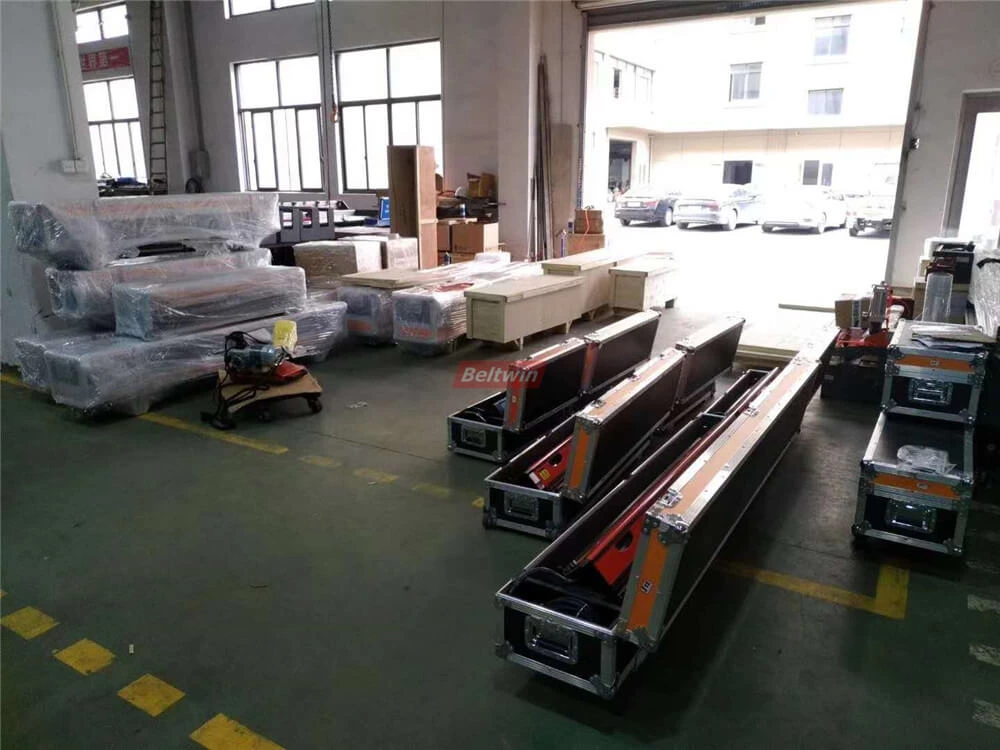 Lieferung von 6 Luftkühlpressen nach Großbritannien