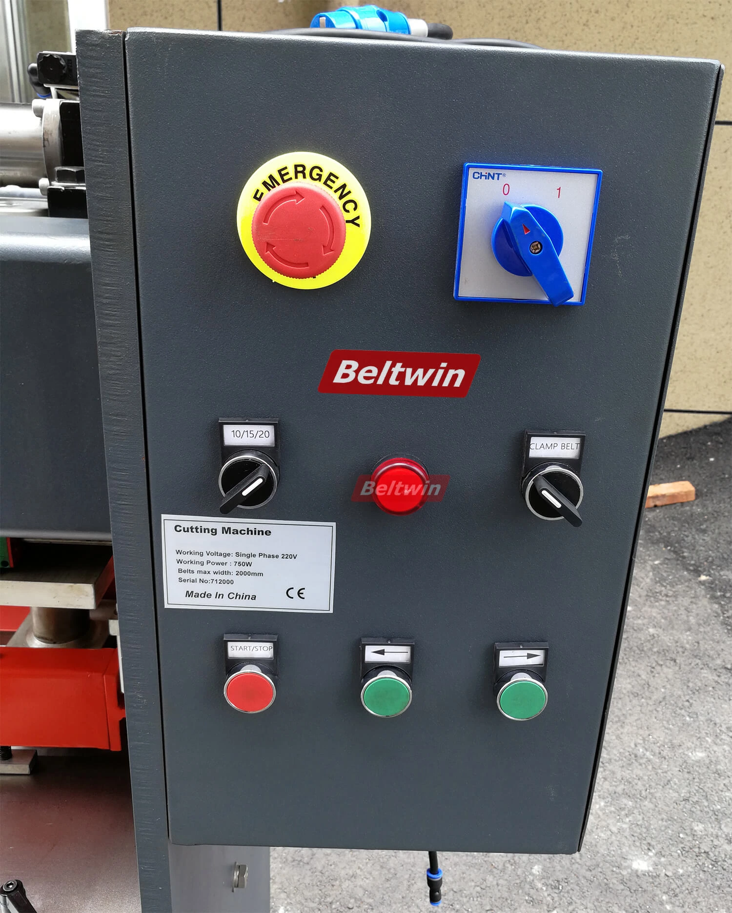 Beltwin 2000 mm automatische Fingerstanzmaschine mit Ständer
