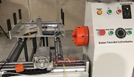 Lieferung der halbautomatischen Zahnriemenschneidemaschine