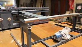 Bandführungsmaschine 3000 mm Test und Lieferung in die Niederlande