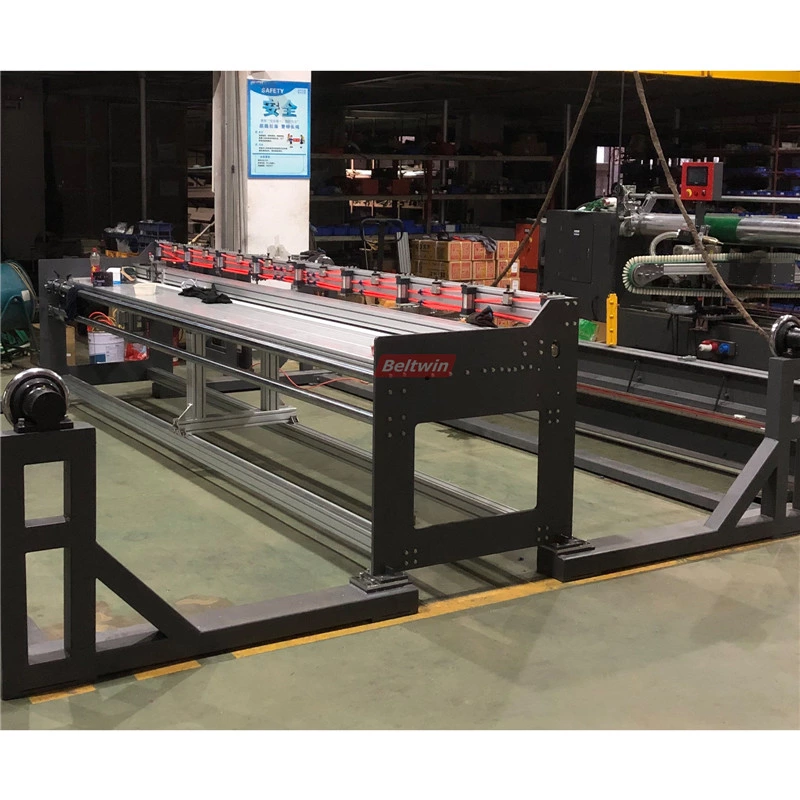 Conveyor Belt Slitter with Winder & Rewinder (Verbesserte Version)