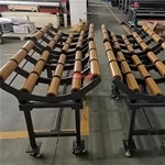 Gestell mit Rollen für Rollen aus PVC-PU-Förderbandmaterial