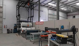 Gesamtlösung für die Herstellung von Förderbändern für einen Kunden in Saudi-Arabien