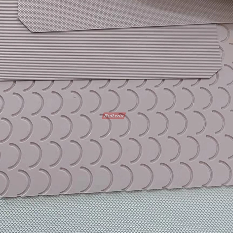 Silikonform zum Verbinden verschiedener Förderbänder