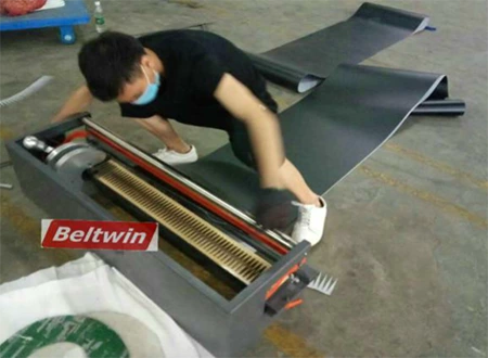 EINE VON BELTWIN VOR-ORT-SPLEISS-ARBEITSERFAHRUNG