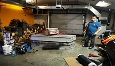 Liefertagebuch (Vulkanisierer DSLQ-S 2756 690 mm x 1420 mm nach Kanada) 2022.4.14