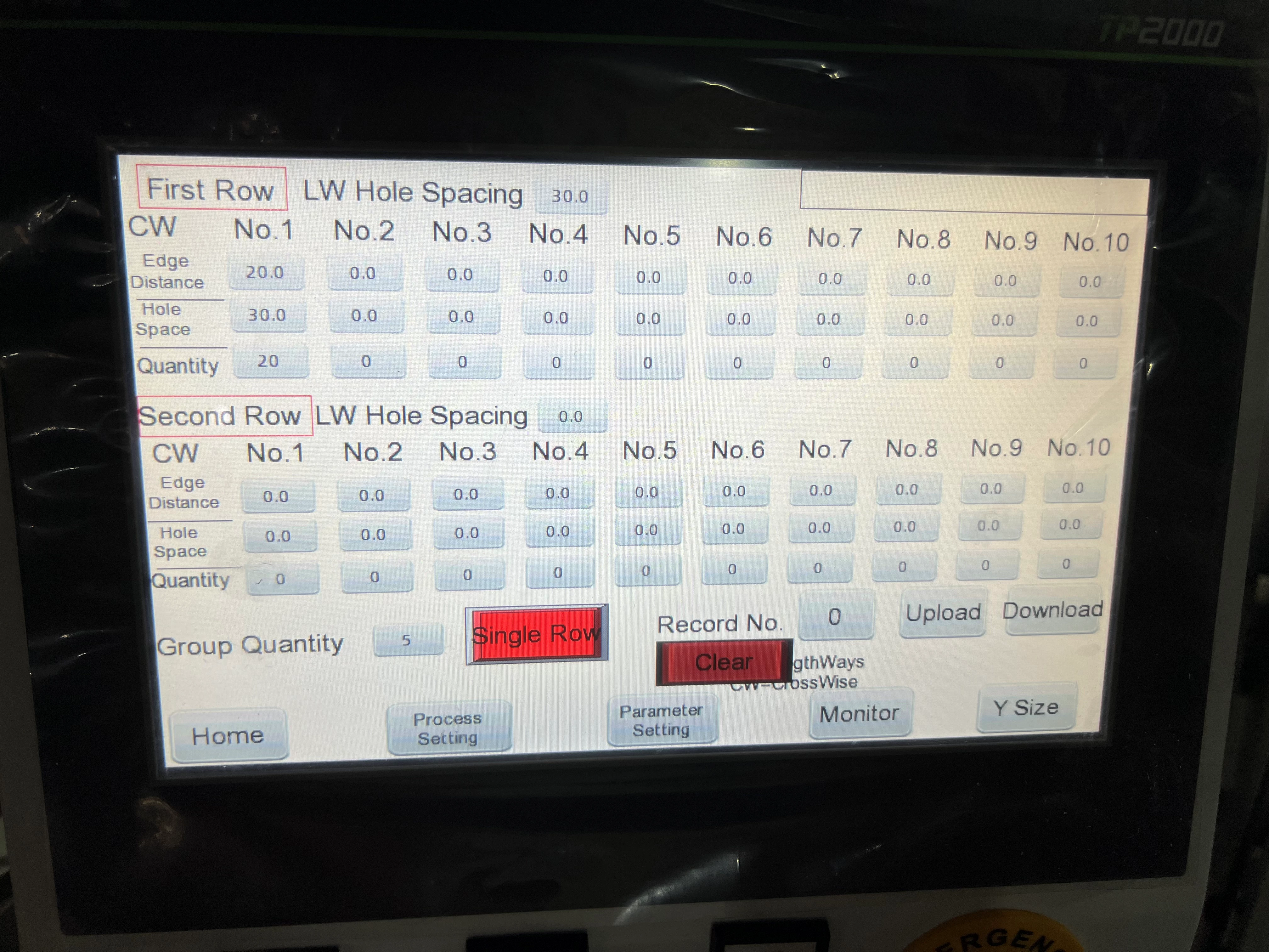 PVC/PU-Bandperforiermaschine TD1100-3200