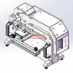 Zahnriemen-Finger-Stanzmaschine