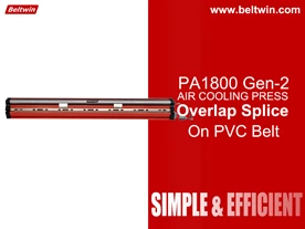 Förderband Luftkühlung Splice Presse Überlappung Gelenk PVC-Gürtel PA-1800
