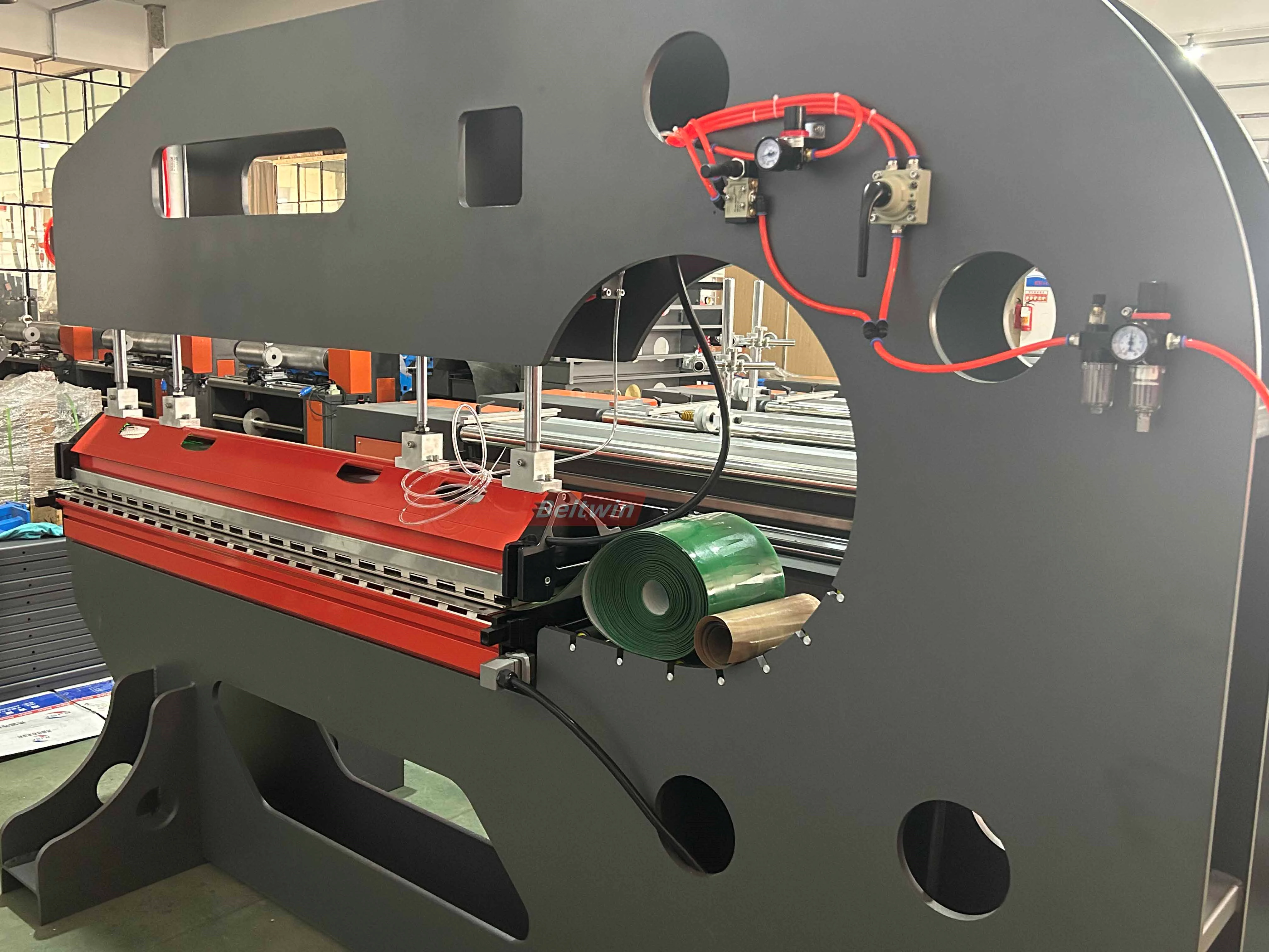 Luftkühlungs-Spleißpresse Längsverbindung PVC PU-Förderband