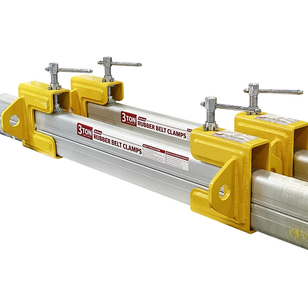 Greifklemme mit festem statischem Kopf für Gummiförderbänder