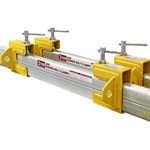 Greifklemme mit festem statischem Kopf für Gummiförderbänder