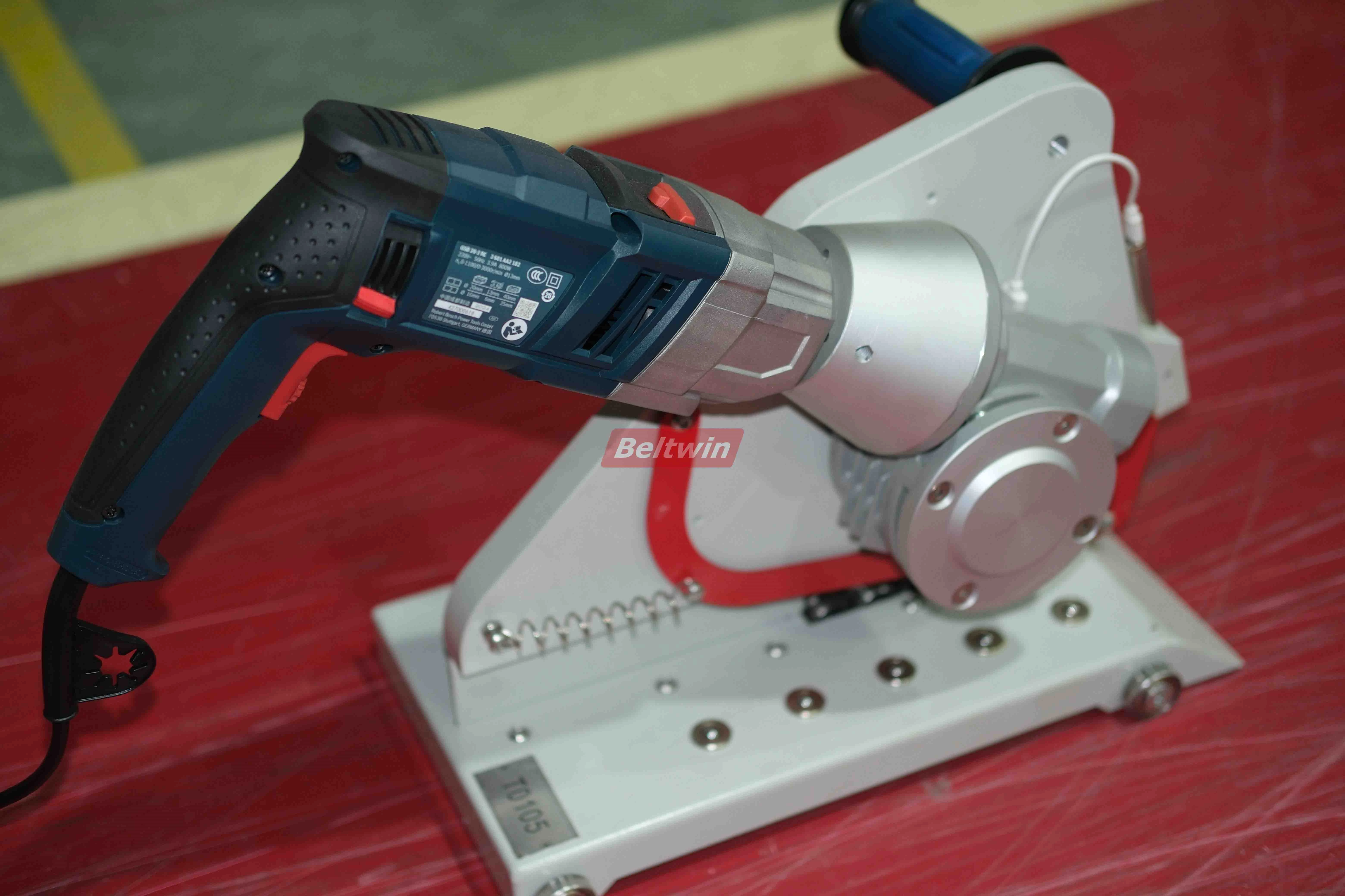 Tragbarer Designschneider für Gummiförderbänder