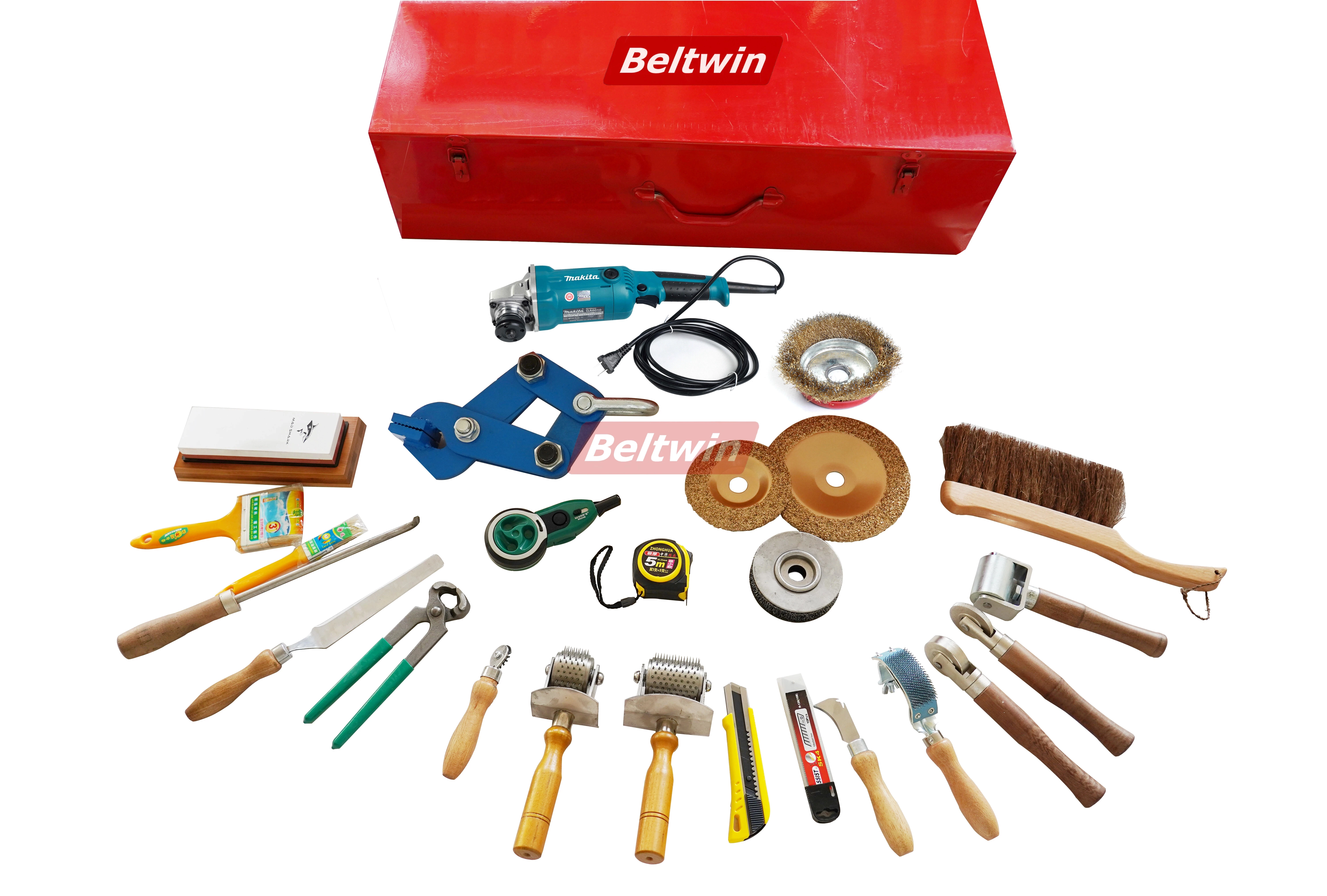 Werkzeugsatz zum Verbinden von Riemen