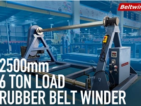Heavy Duty Gummigurt Winder für 6 Tonnen Roll Video