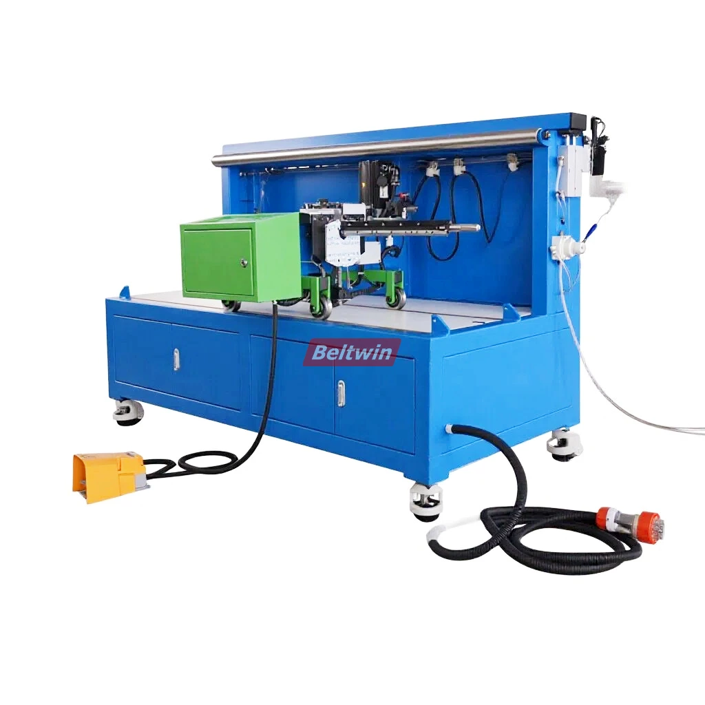 Hydraulische Maschine für mechanische Fördergurt-Verbindungen mit Klemmplatten