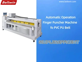 Automatische Finger Stanzmaschine fo PVC PU Gürtel